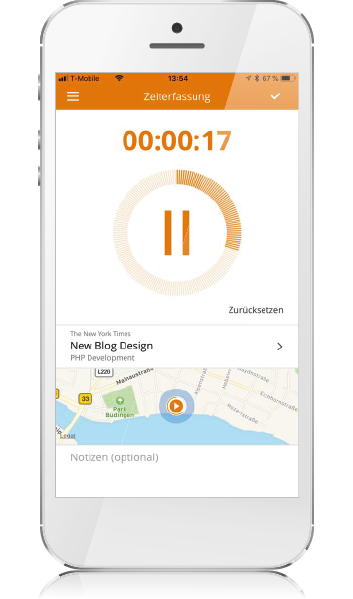 Mobile Stundenzettel App